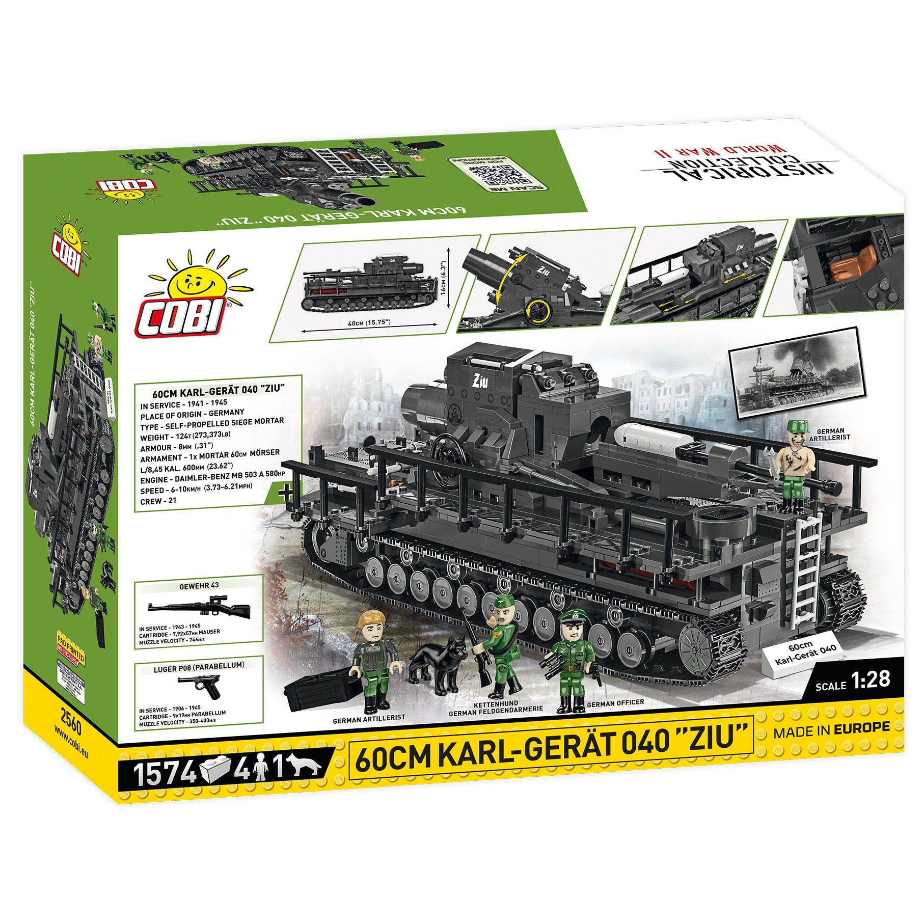 60CM Karl-Gerat 040 "Ziu" Building Set - Image 2 of 6 | TheBrickTube