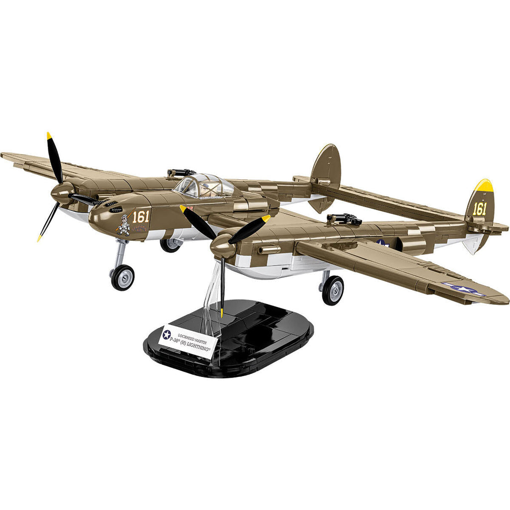 Lockheed P-38 Lightning (H) Fighter Building Set - Image 6 of 6 | TheBrickTube