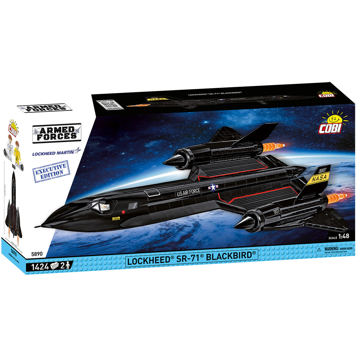 Executive Edition Lockheed SR-71 Blackbird Building Set - Main Image | TheBrickTube