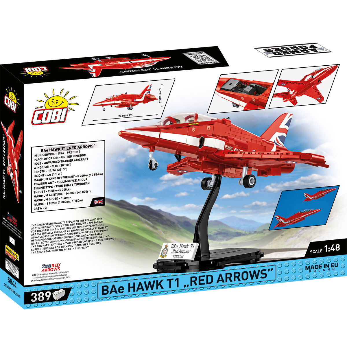 BAe Hawk T1 "Red Arrows" Jet Building Set - Image 2 of 6 | TheBrickTube