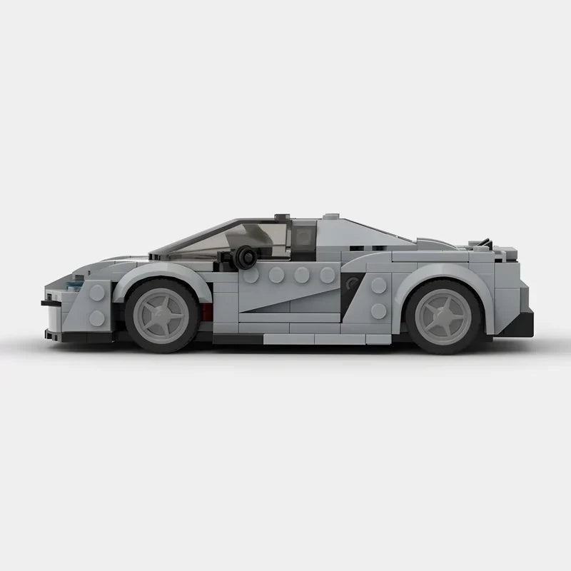 Koenigsegg CC850 brick model - rear angle view - TheBrickTube