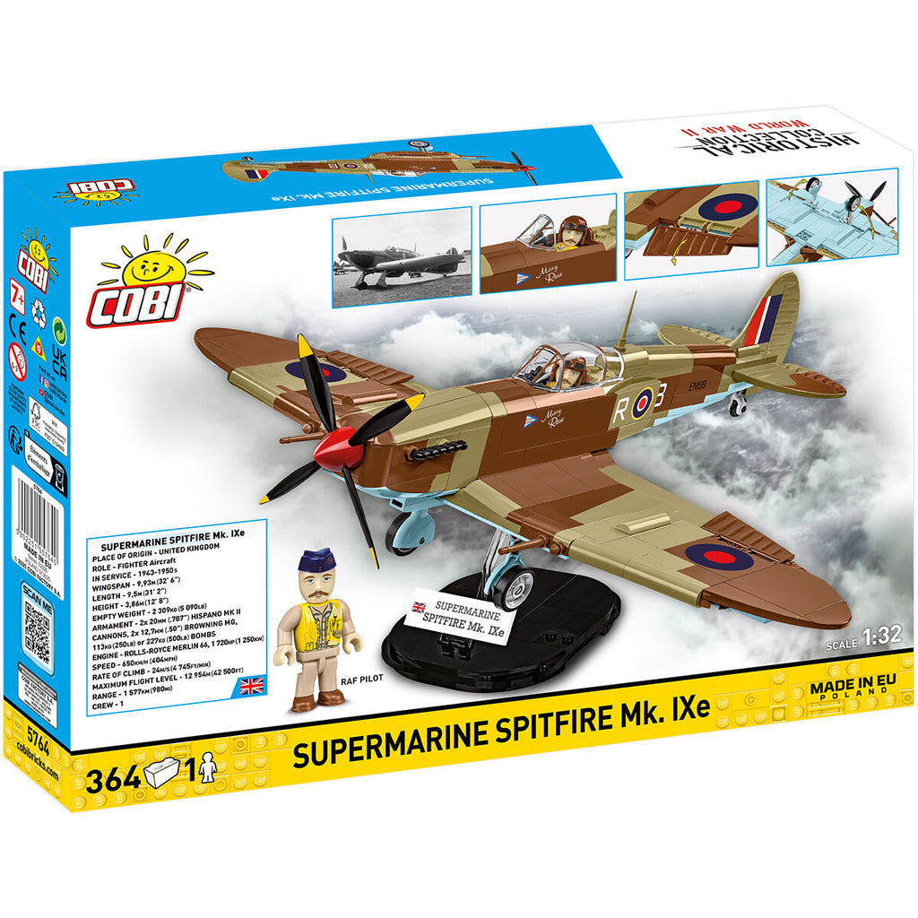 Supermarine Spitfire Mk. IXe Fighter Building Set - Image 2 of 6 | TheBrickTube