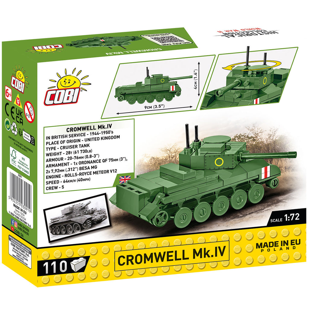 Cromwell Mk. IV Tank 1:72 Scale Building Set - Image 2 of 6 | TheBrickTube