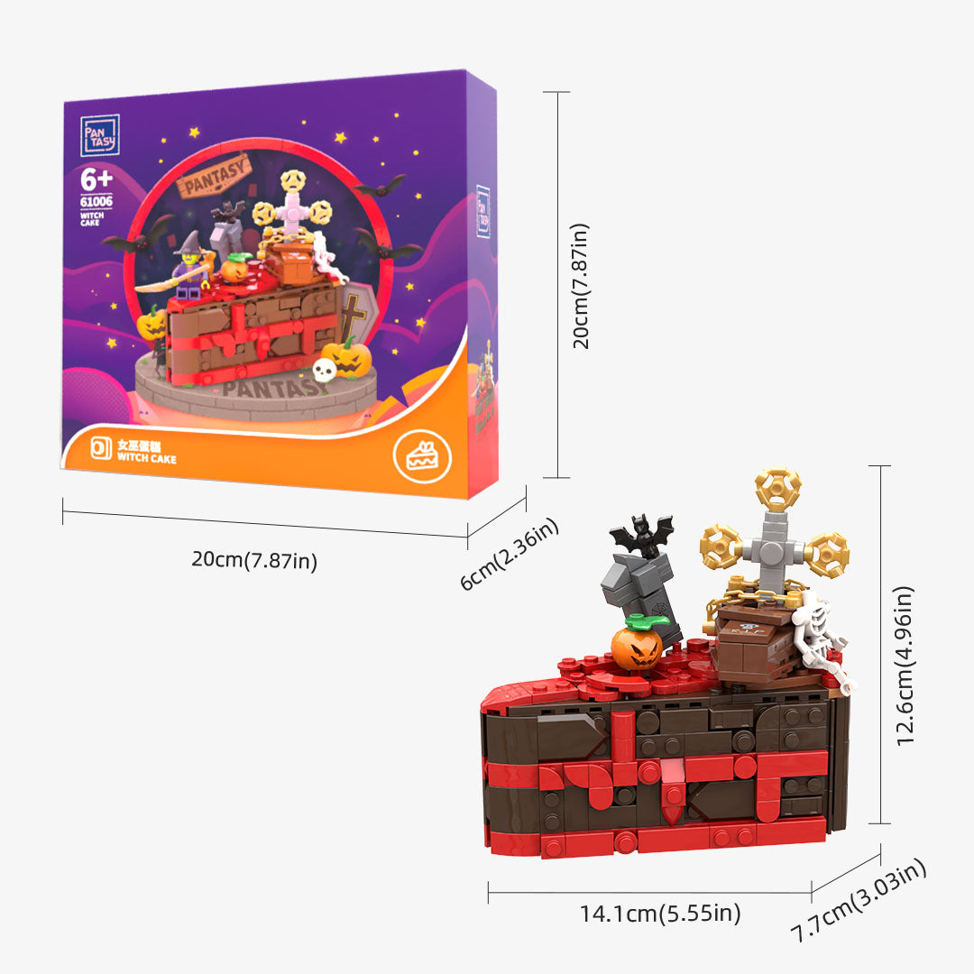 Joyside Series Birthday Cake & Witch Cake 61005 61006 | Brick Building Set - Image 4 of 5 | TheBrickTube