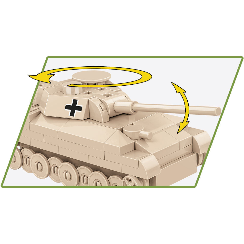 Panzer V Panther Tank 1:72 Scale Building Set - Image 6 of 6 | TheBrickTube