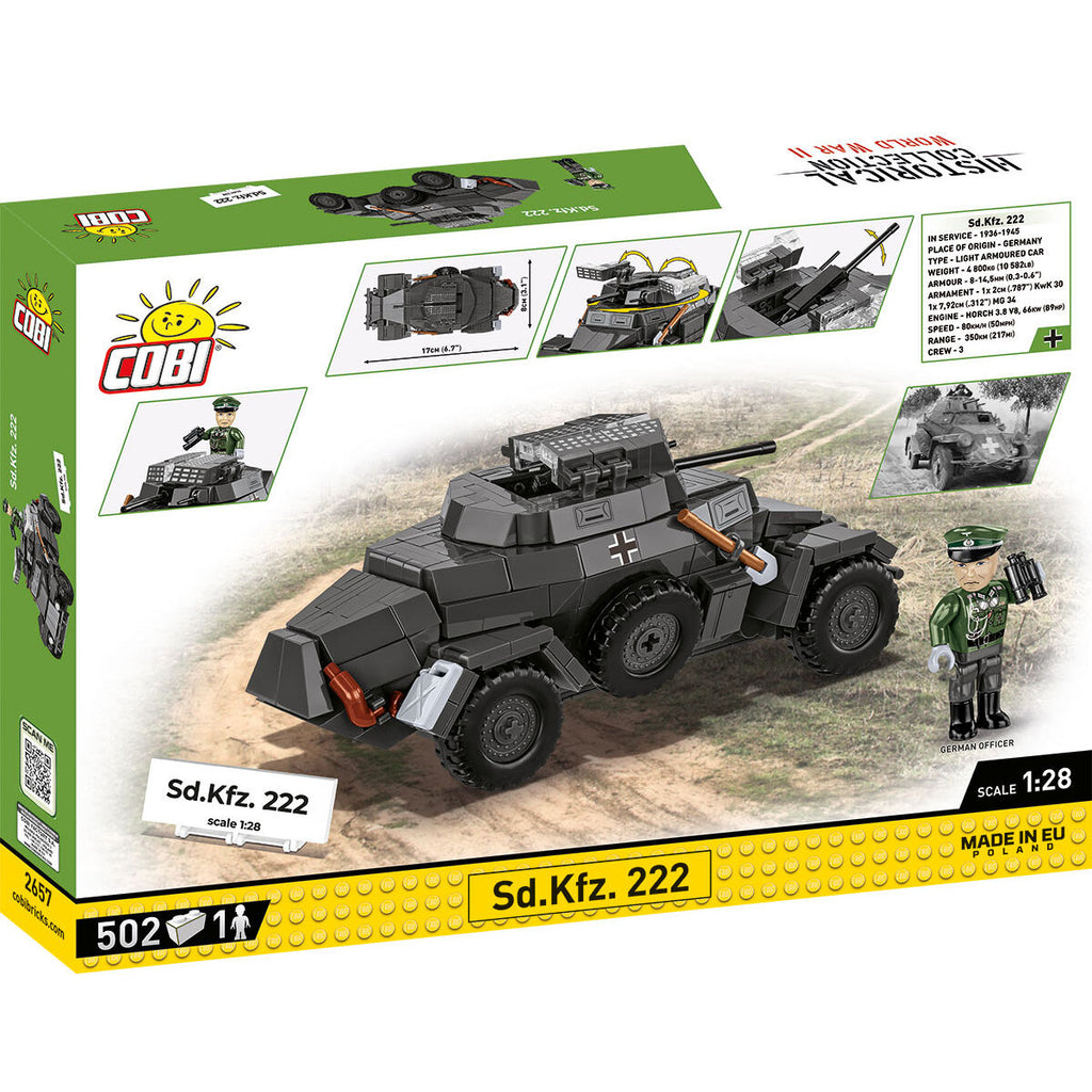 Sd.Kfz. 222 Armored Vehicle Building Set - Image 2 of 6 | TheBrickTube