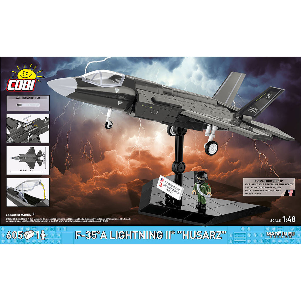 F-35B Lightning II "Husarz" Fighter Jet Building Set - Image 4 of 6 | TheBrickTube