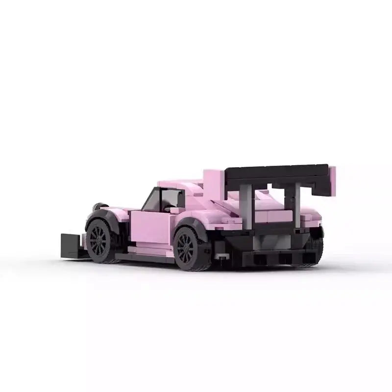 Porsche 911|Hoonipigasus brick model - side profile view - TheBrickTube