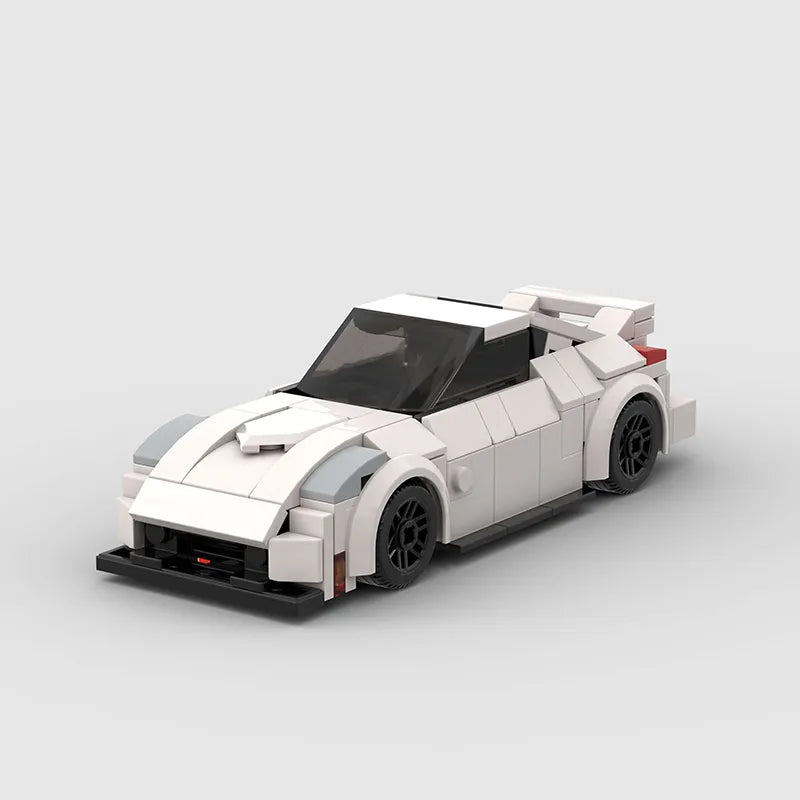 Nissan 350Z Nismo brick model - display view - TheBrickTube