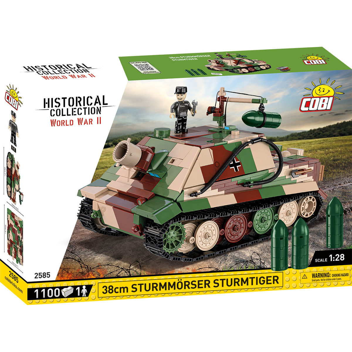 38cm Sturmmörser Sturmtiger Assault Gun Building Set - Main Image | TheBrickTube
