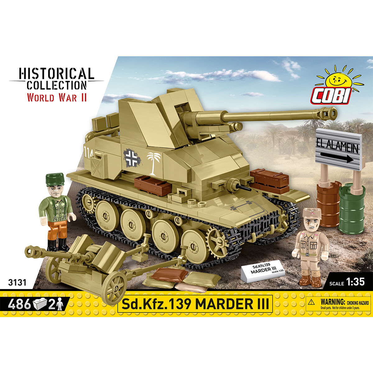 Sd. Kfz. 139 MARDER III Tank Destroyer Building Set - Image 3 of 6 | TheBrickTube