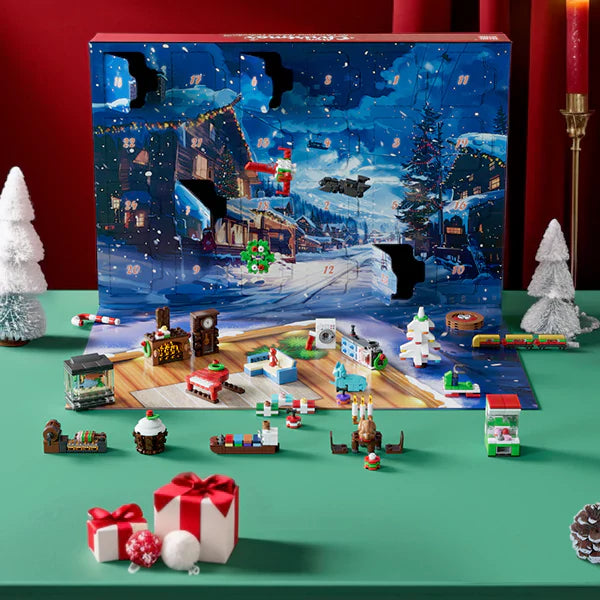 MouldKing Christmas Advent Calendar Blind Box Poke Box Christmas - Image 4 of 14 | TheBrickTube