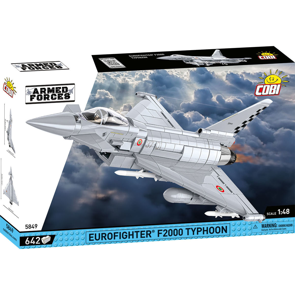 Eurofighter F2000 Typhoon Fighter (Italy) Building Set - Main Image | TheBrickTube
