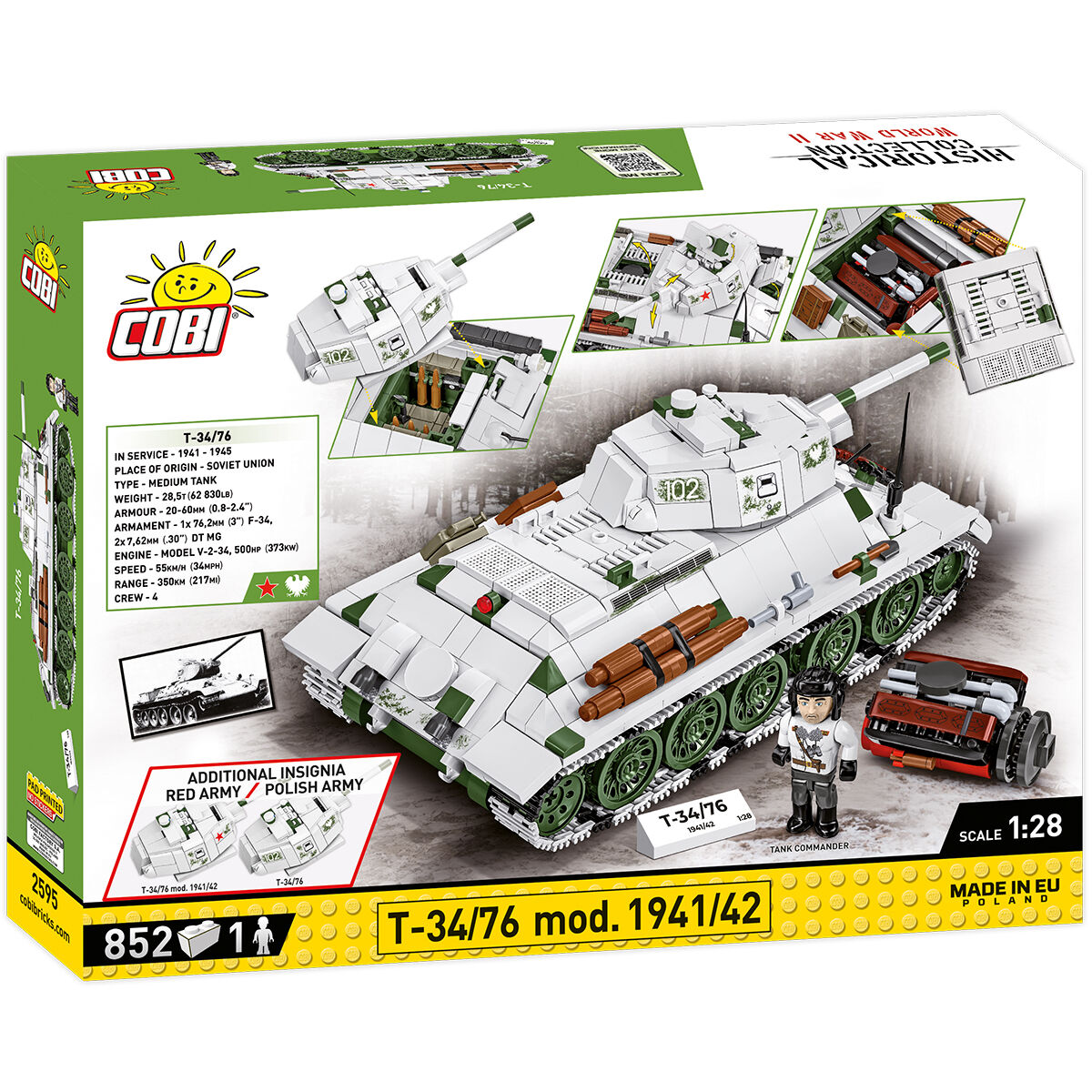 T-34/76 mod. 1941/42 Tank Building Set - Image 2 of 6 | TheBrickTube