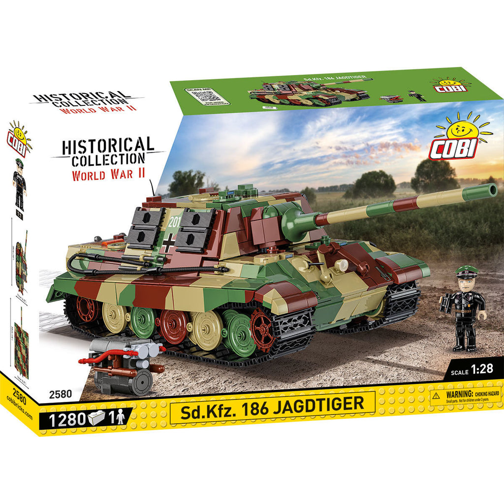 PanzerJäger Tiger Heavy Tank Destroyer Building Set - Main Image | TheBrickTube