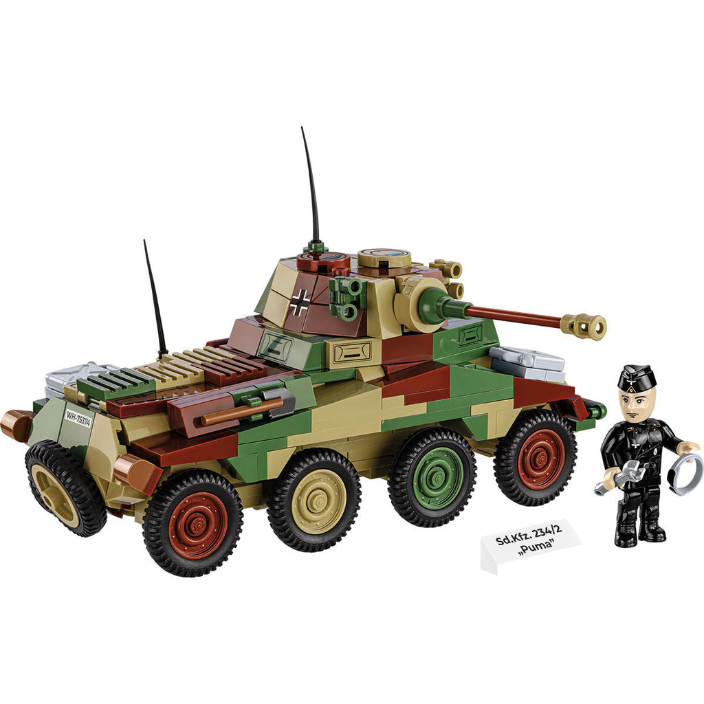 Sd.Kfz. 234/2 PUMA Armored Vehicle Building Set - Image 6 of 6 | TheBrickTube