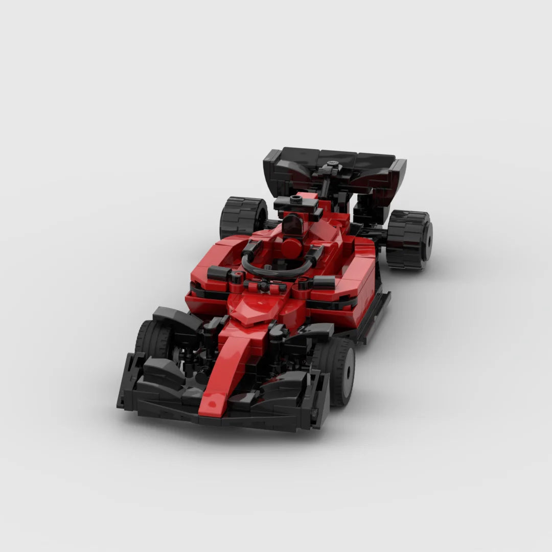 Ferrari F1 brick model - detail close-up - TheBrickTube