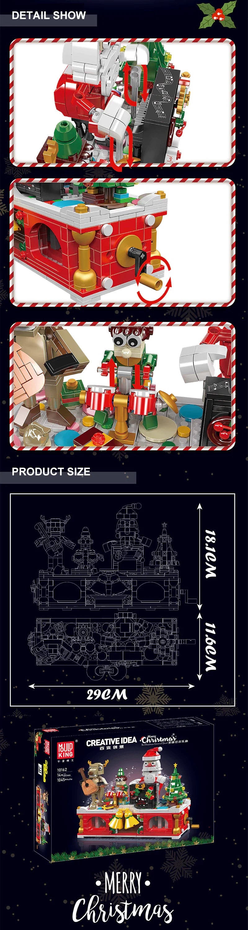 MouldKing 10162 Christmas Carnival Band Christmas - Image 9 of 9 | TheBrickTube