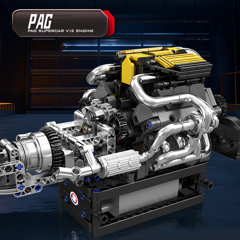 MouldKing 10207 PAG Supercar V12 Engine Technic - Image 2 of 8 | TheBrickTube