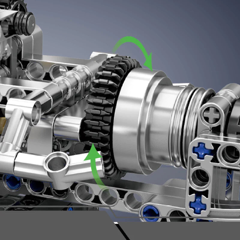 MouldKing 10207 PAG Supercar V12 Engine Technic - Image 7 of 8 | TheBrickTube