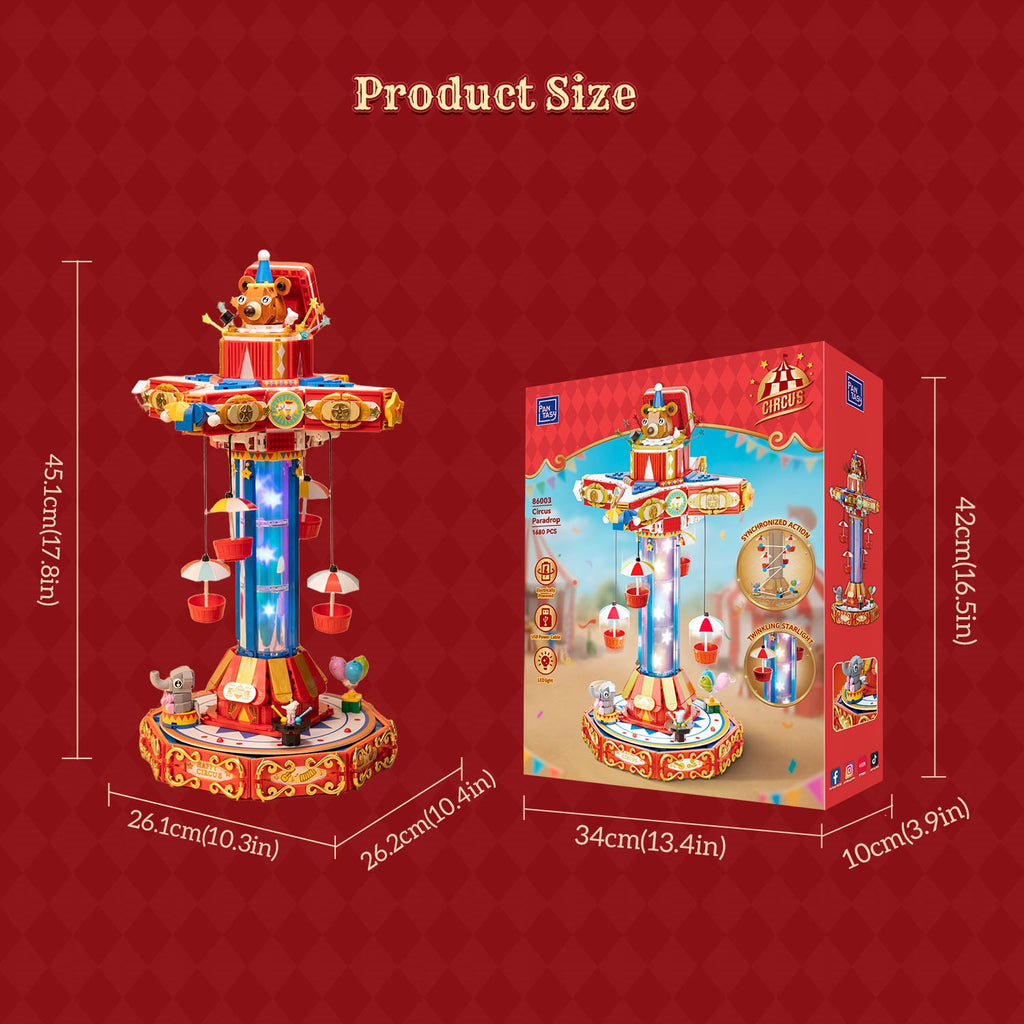 Pantasy Circus Paradrop 86003 - Image 10 of 10 | TheBrickTube