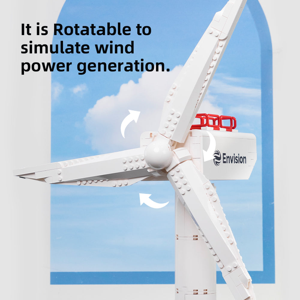Pantasy X Envision Hyper Perception Wind Turbine 11014 - Image 9 of 13 | TheBrickTube