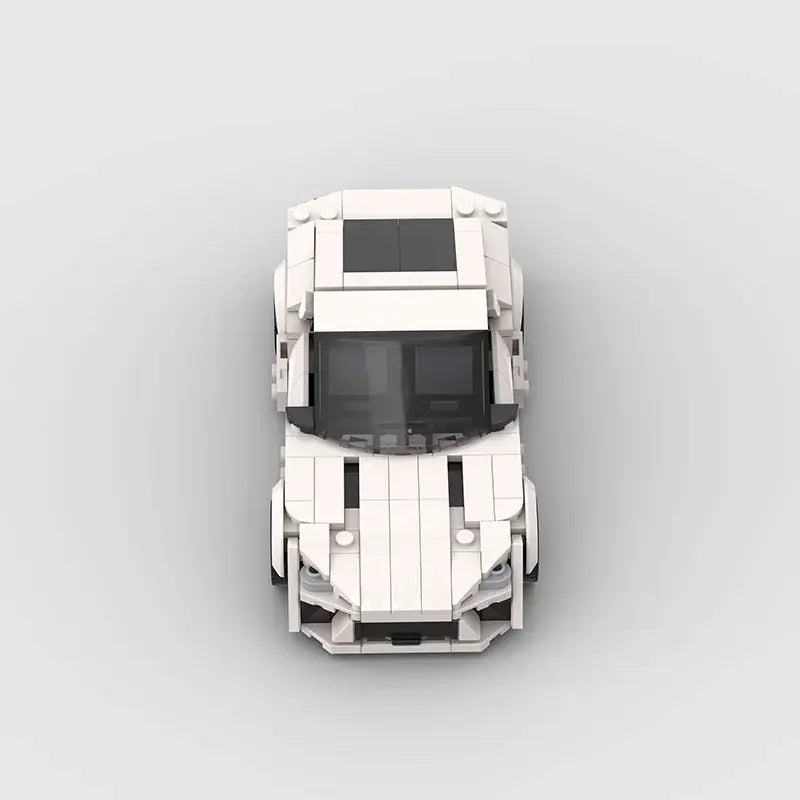 Lexus LFA brick model - display view - TheBrickTube