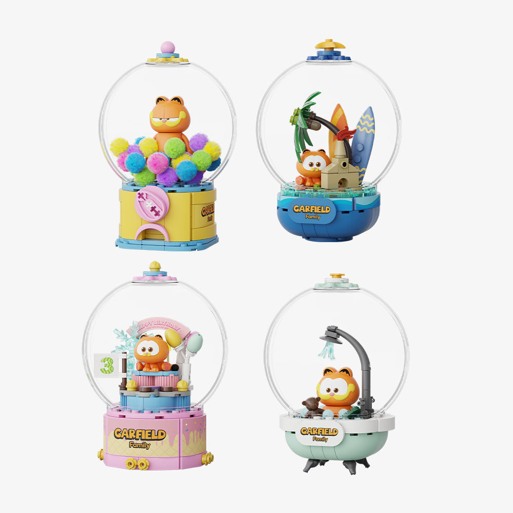 Pantasy x Garfield Crystal Ball Series 86801 86802 86803 86804 - Main Image | TheBrickTube