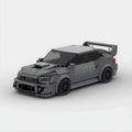 Subaru Impreza WRX STI brick model - front angle view - TheBrickTube