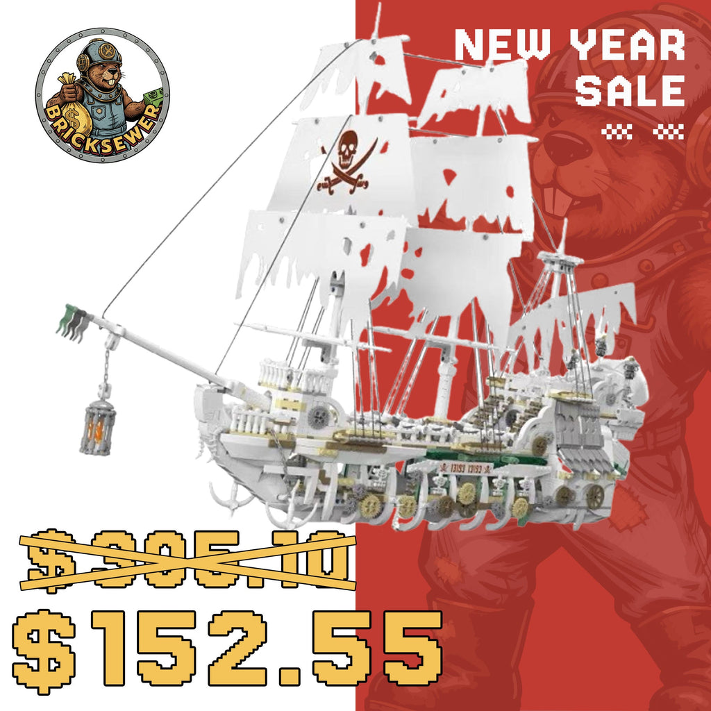13193 Styx Pirate Ship Building Model Set | 3,769 Pcs | Ship Building Blocks - Main Image | TheBrickTube
