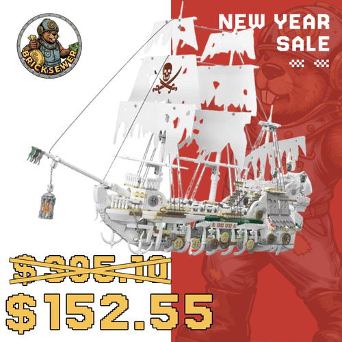 13193 Styx Pirate Ship Building Model Set | 3,769 Pcs | Ship Building Blocks - Main Image | TheBrickTube
