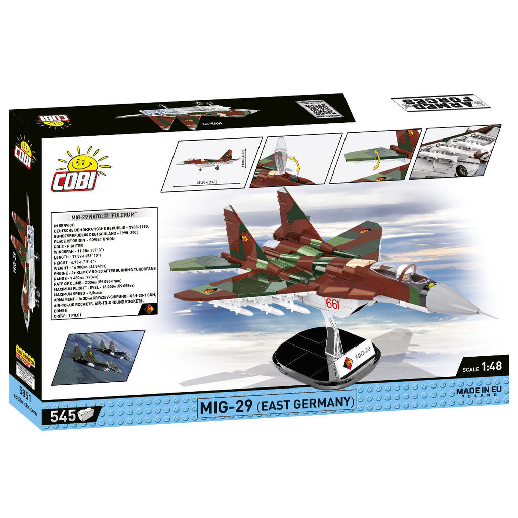 MIG-29 (East Germany) Jet Fighter Building Set - Image 2 of 6 | TheBrickTube
