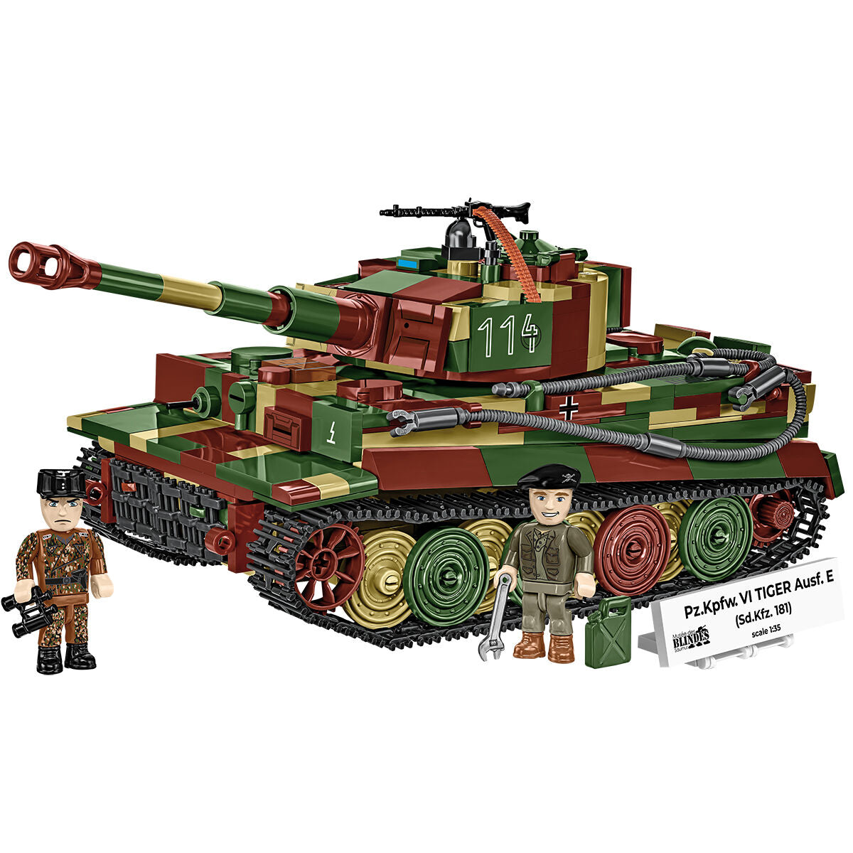 Pz.Kpfw. VI Tiger Ausf. E Tank Building Set - Image 5 of 6 | TheBrickTube