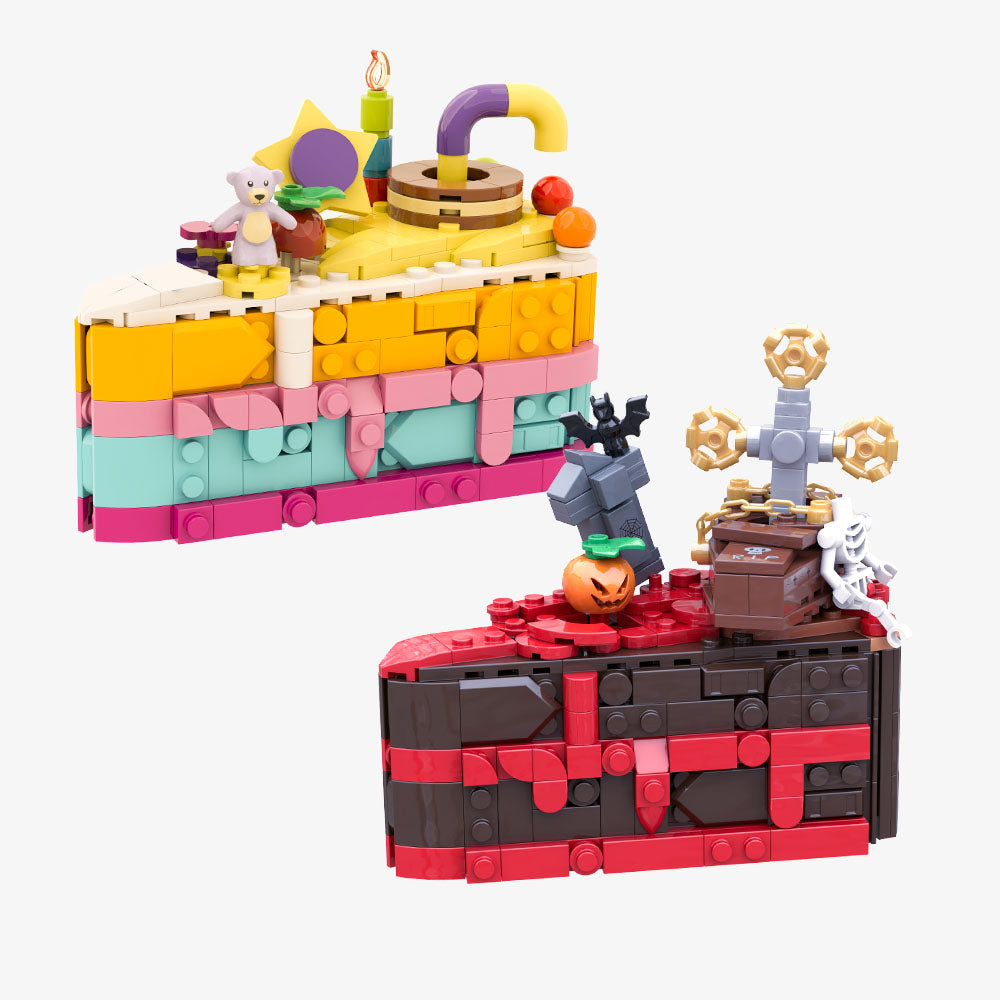 Joyside Series Birthday Cake & Witch Cake 61005 61006 | Brick Building Set - Main Image | TheBrickTube