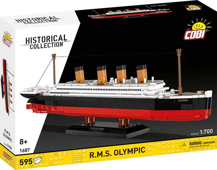 R.M.S. Olympic Ocean Liner Building Set - TheBrickTube