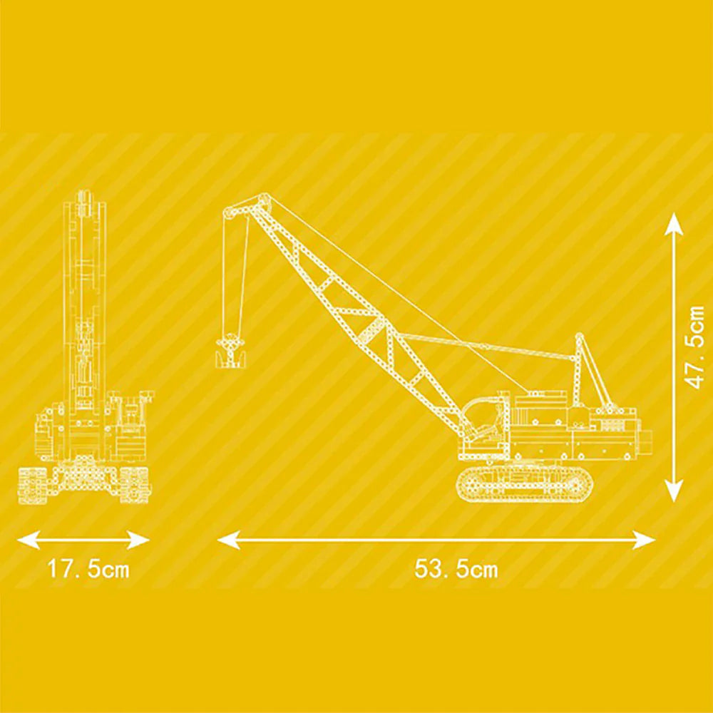 MouldKing 17001 Crawler Crane RC Technic - Image 6 of 9 | TheBrickTube