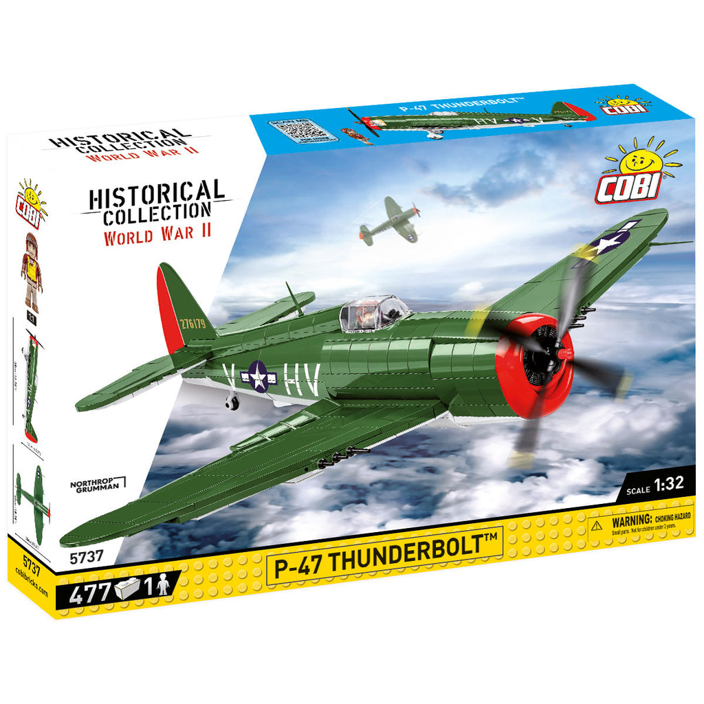 P-47 Thunderbolt Plane Building Set - Main Image | TheBrickTube