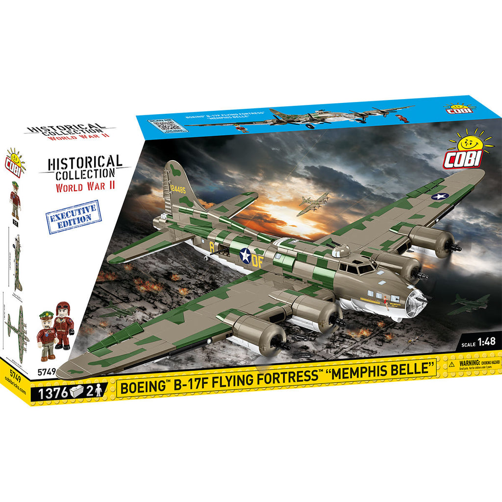 Executive Edition Boeing B-17F Flying Fortress "Memphis Belle" Building Set - Main Image | TheBrickTube
