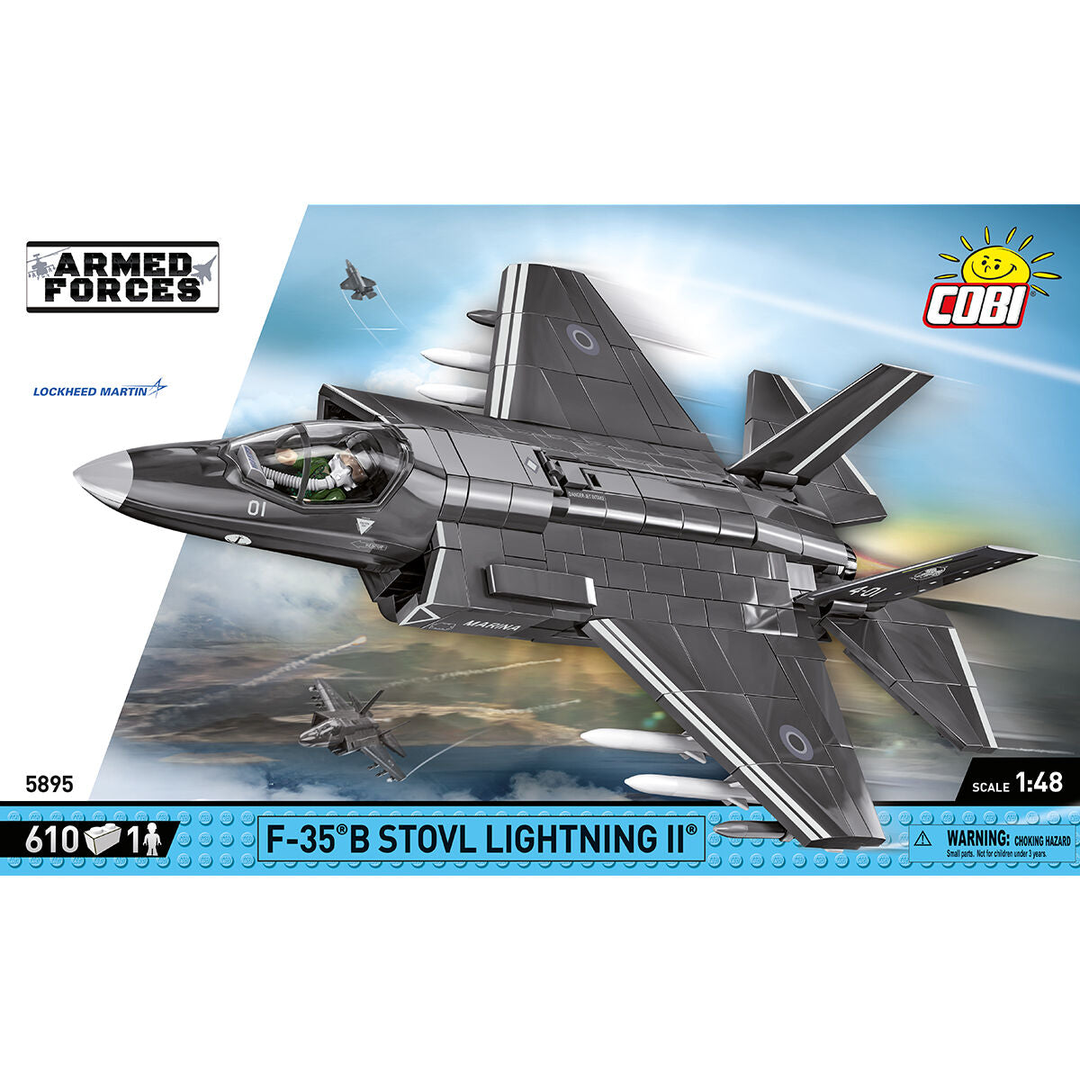F-35B STOVL Lightning II Fighter Jet Building Set - Image 3 of 6 | TheBrickTube