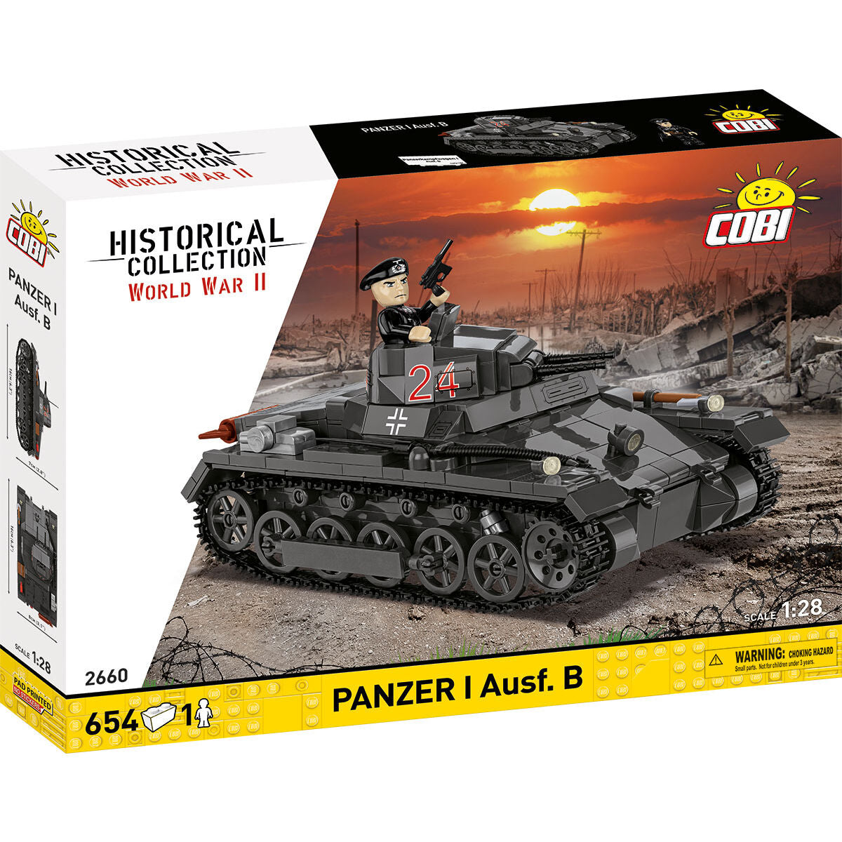 Panzer I Ausf. B Tank Building Set - Main Image | TheBrickTube