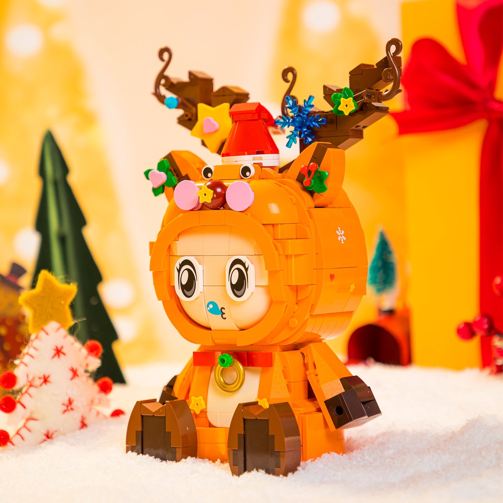 Festival Limited Christmas Elk Baby 25003 | Brick Building Set 733 Pcs - Image 3 of 5 | TheBrickTube