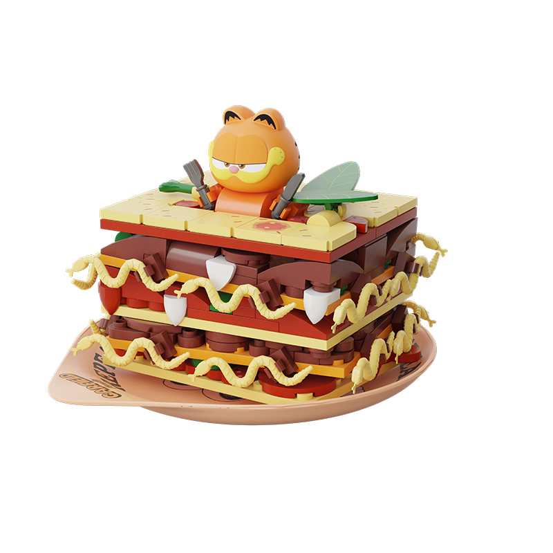Pantasy x Garfield Foodie Series 86805 86806 86807 86808 - Image 13 of 14 | TheBrickTube