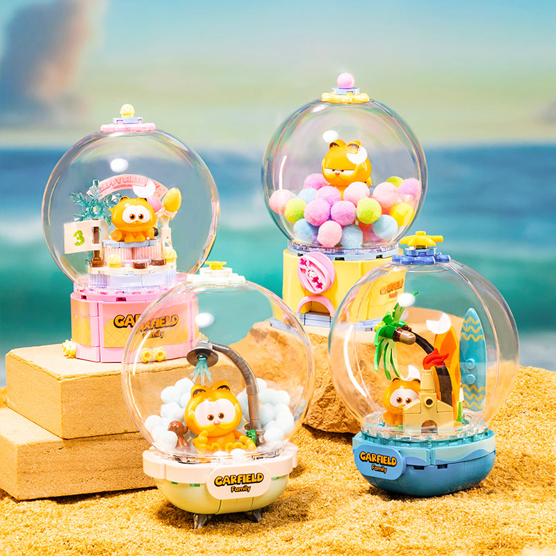 Pantasy x Garfield Crystal Ball Series 86801 86802 86803 86804 - Image 2 of 14 | TheBrickTube