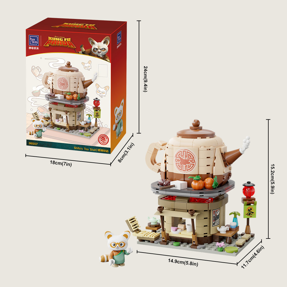 Pantasy X Kung Fu Panda Mini Street View- Shifu's Tea Stall 86507 - Image 5 of 5 | TheBrickTube