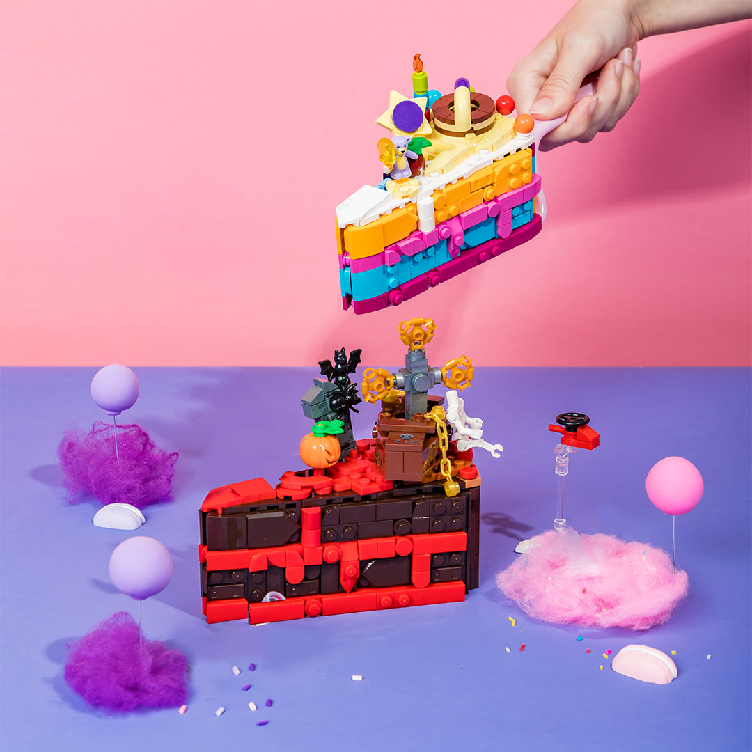 Joyside Series Birthday Cake & Witch Cake 61005 61006 | Brick Building Set - Image 3 of 5 | TheBrickTube