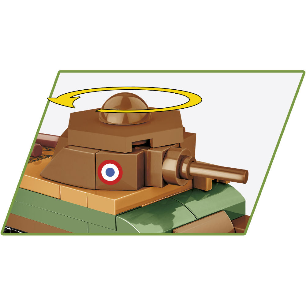 Somua S-35 Tank 1:72 Scale Building Set - Image 6 of 6 | TheBrickTube