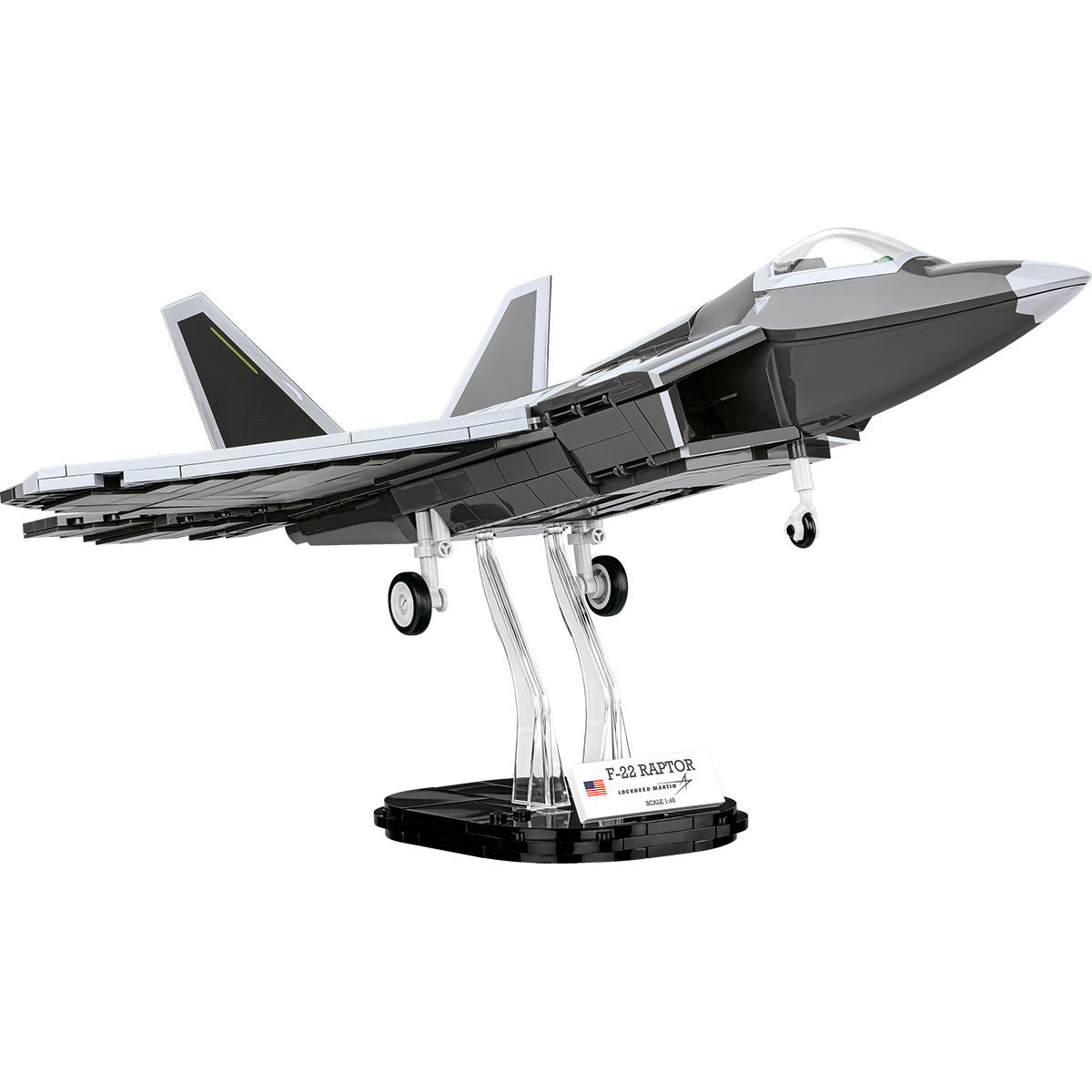 Lockheed F-22 Raptor Fighter Jet Building Set - Image 5 of 6 | TheBrickTube