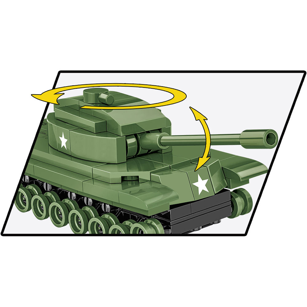 Patton M48 Tank 1:72 Scale Building Set - Image 6 of 6 | TheBrickTube