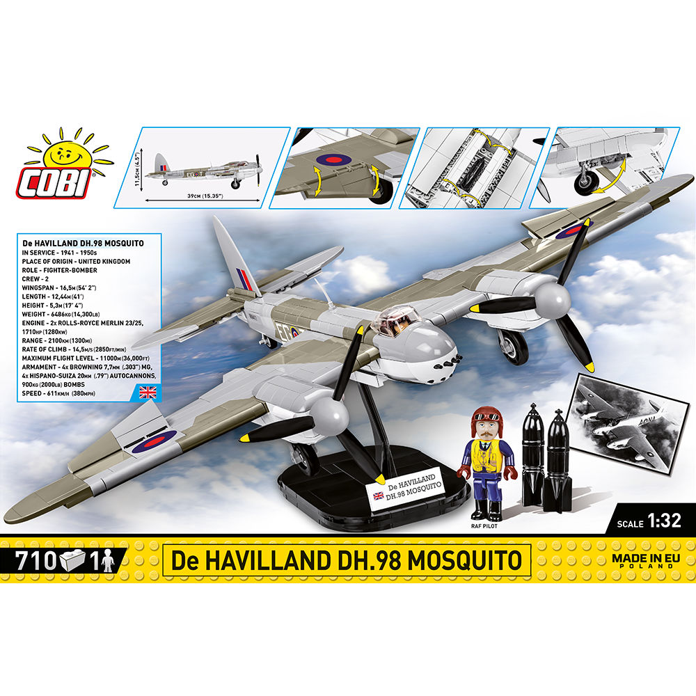 De Havilland DH-98 Mosquito Building Set - Image 4 of 6 | TheBrickTube