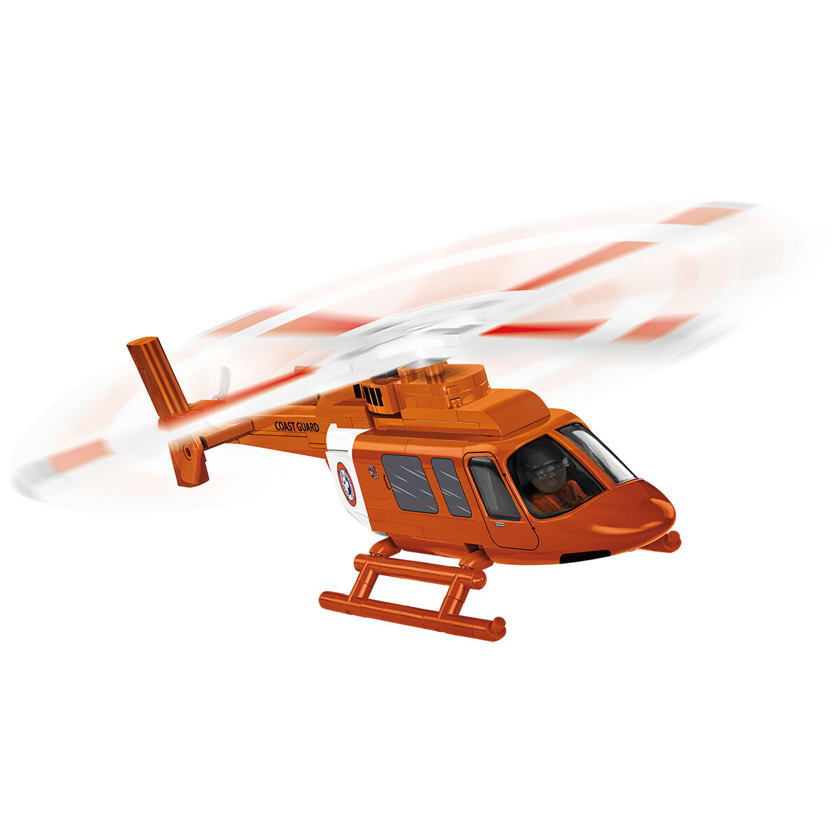 Bell 407 Coast Guard Helicopter Building Set - Image 5 of 6 | TheBrickTube